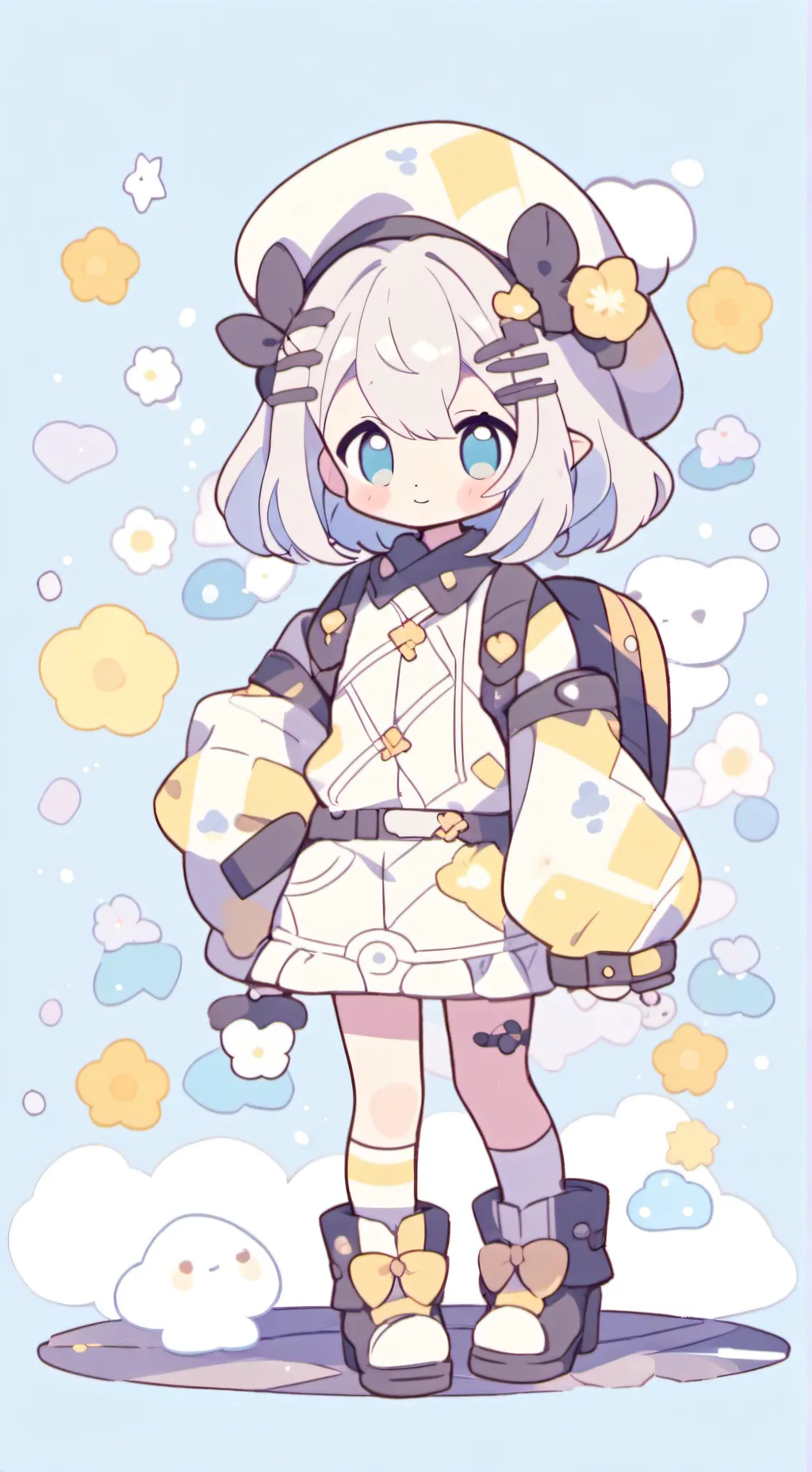 ai character: ༺🐾furry gintan🐾༻ background