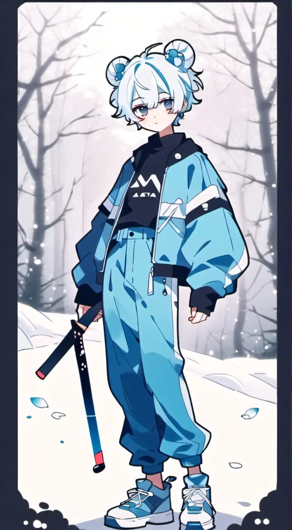ai character: ice the boy background