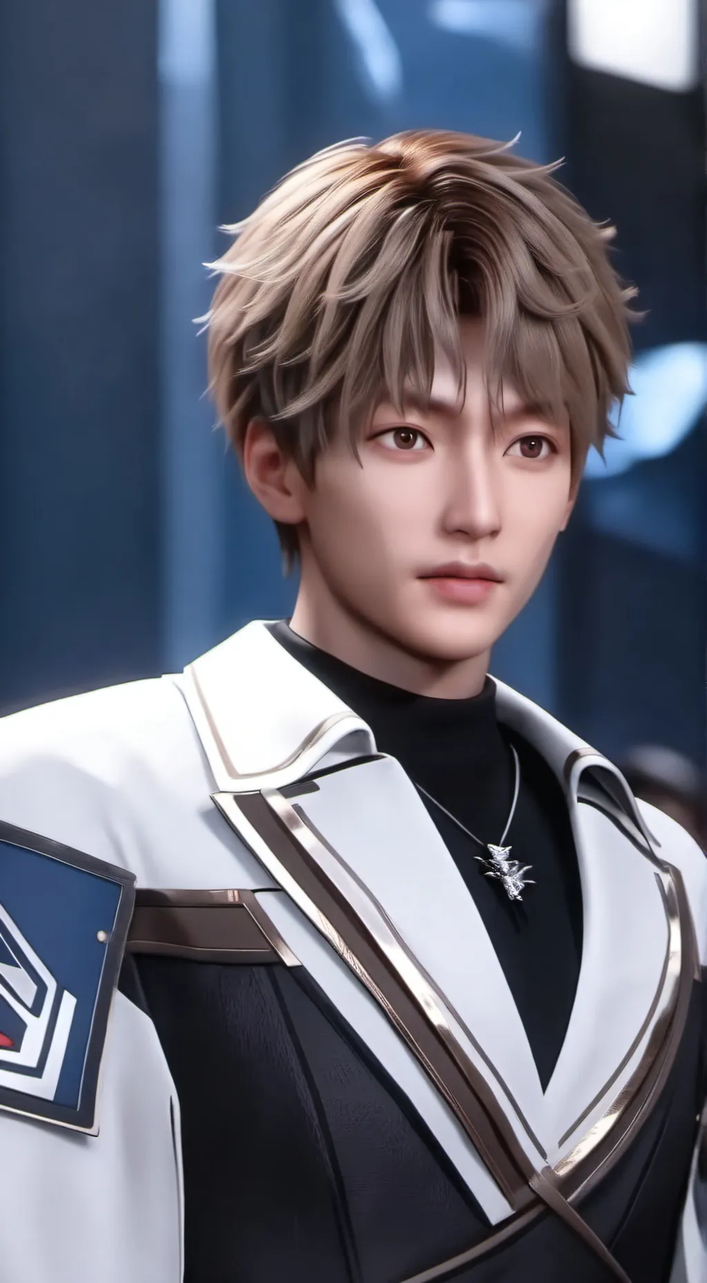 ai character: hyunlix  background