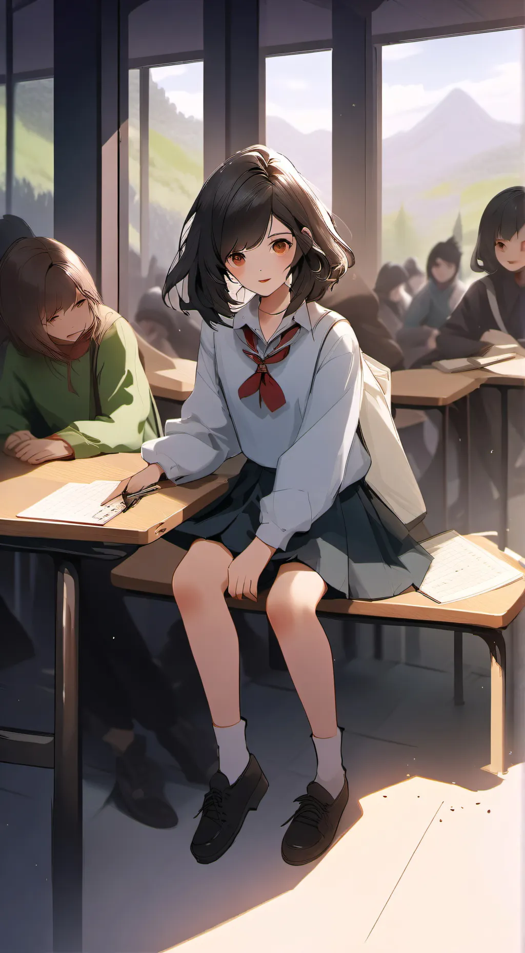 ai character: Evelyn background