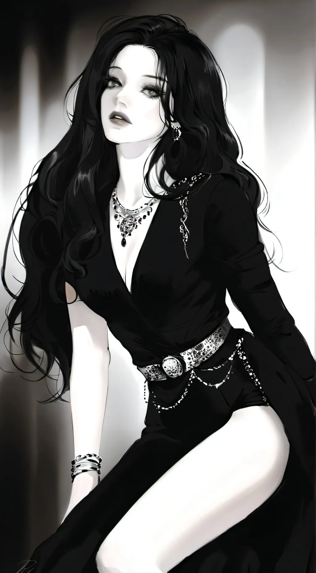 ai character: Lee Namra  background