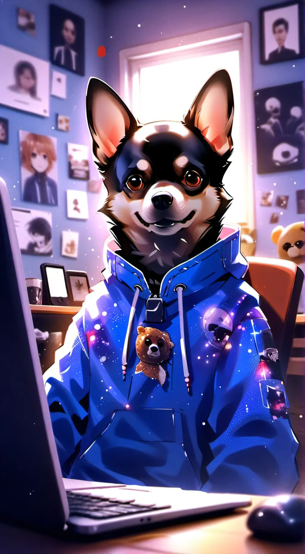 ai character: Bonnie background
