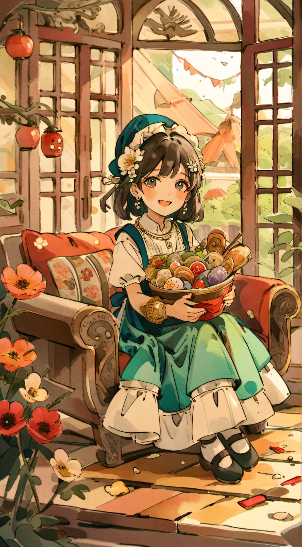 ai character: Talk here background
