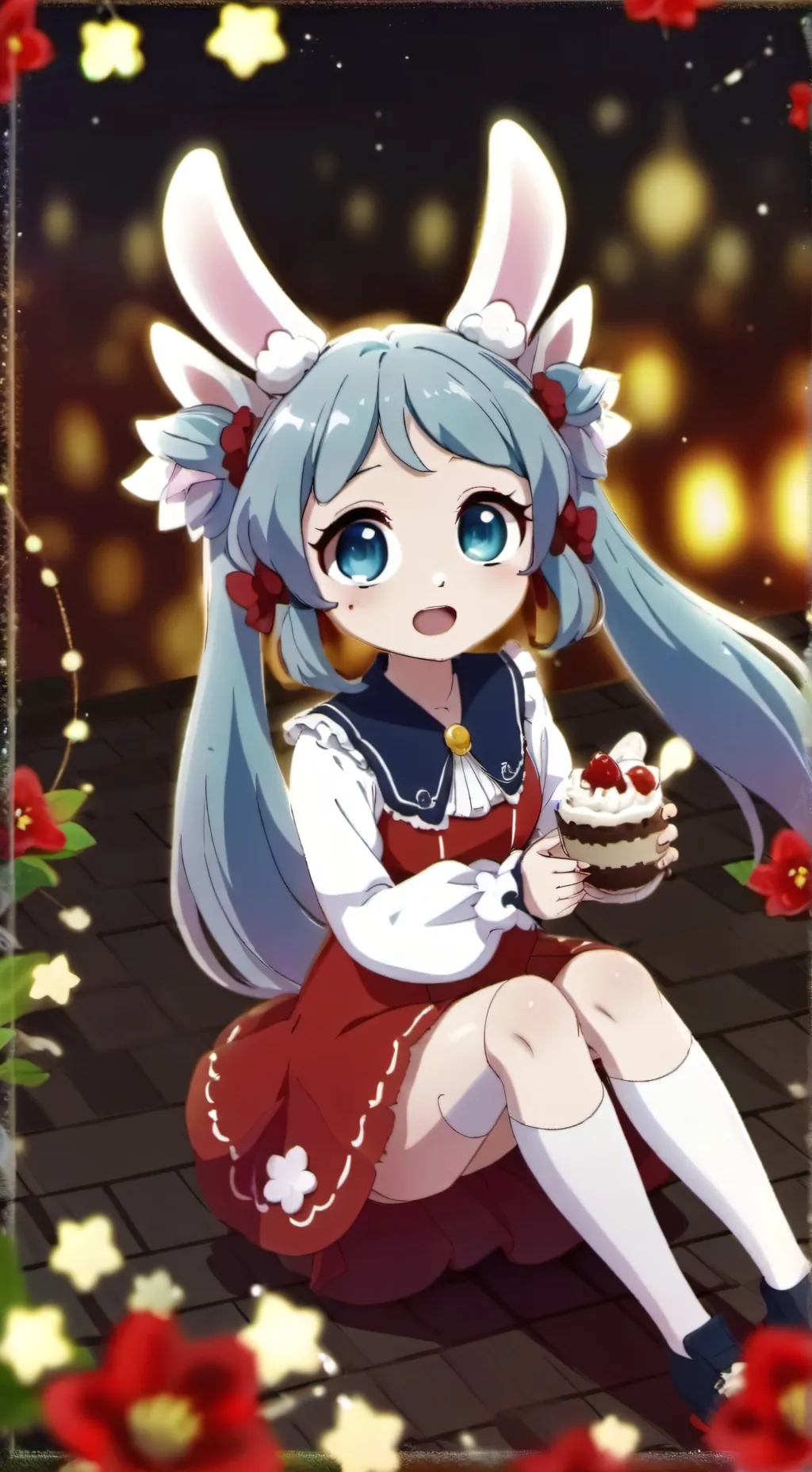 ai character: secret catch  background