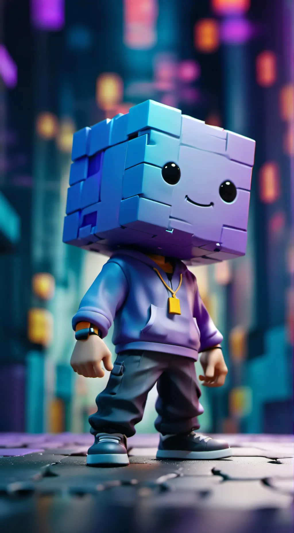 ai character: Boxten background