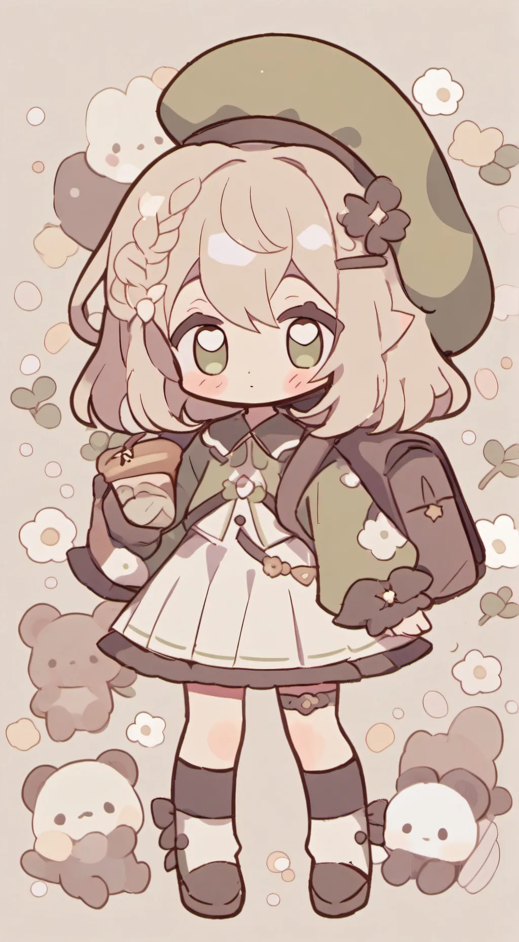 ai character: 🧸tu hermana(nina)🧸 background