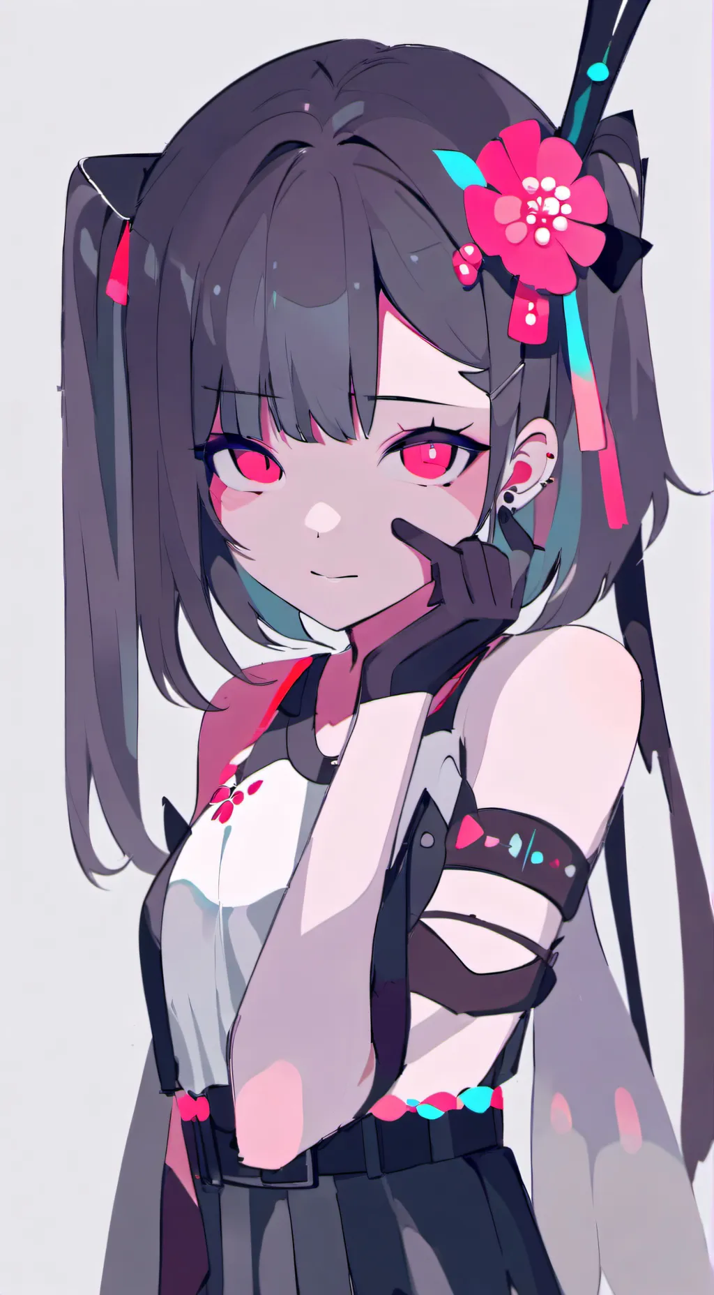 ai character: shadow rose cookie background