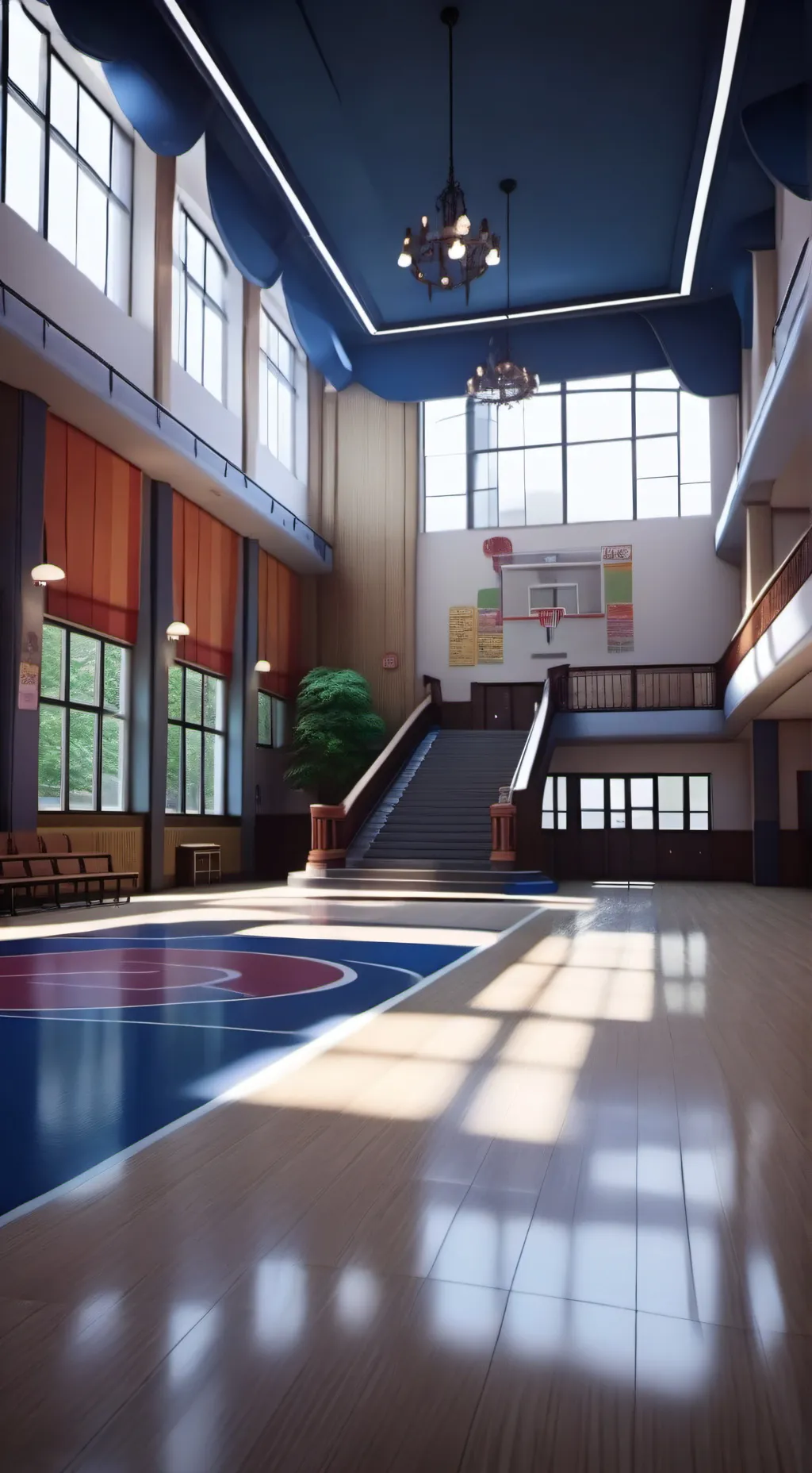 ai character: Sprunki School background