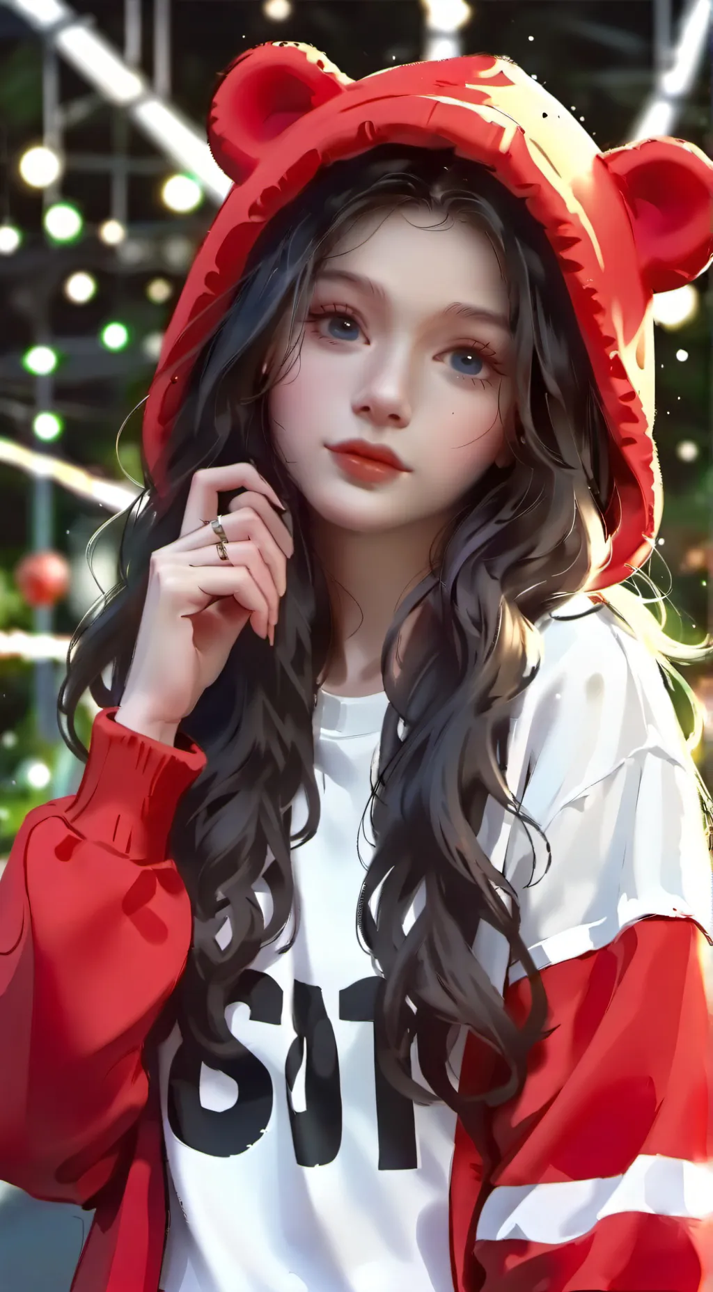 ai character: Lizzy  background