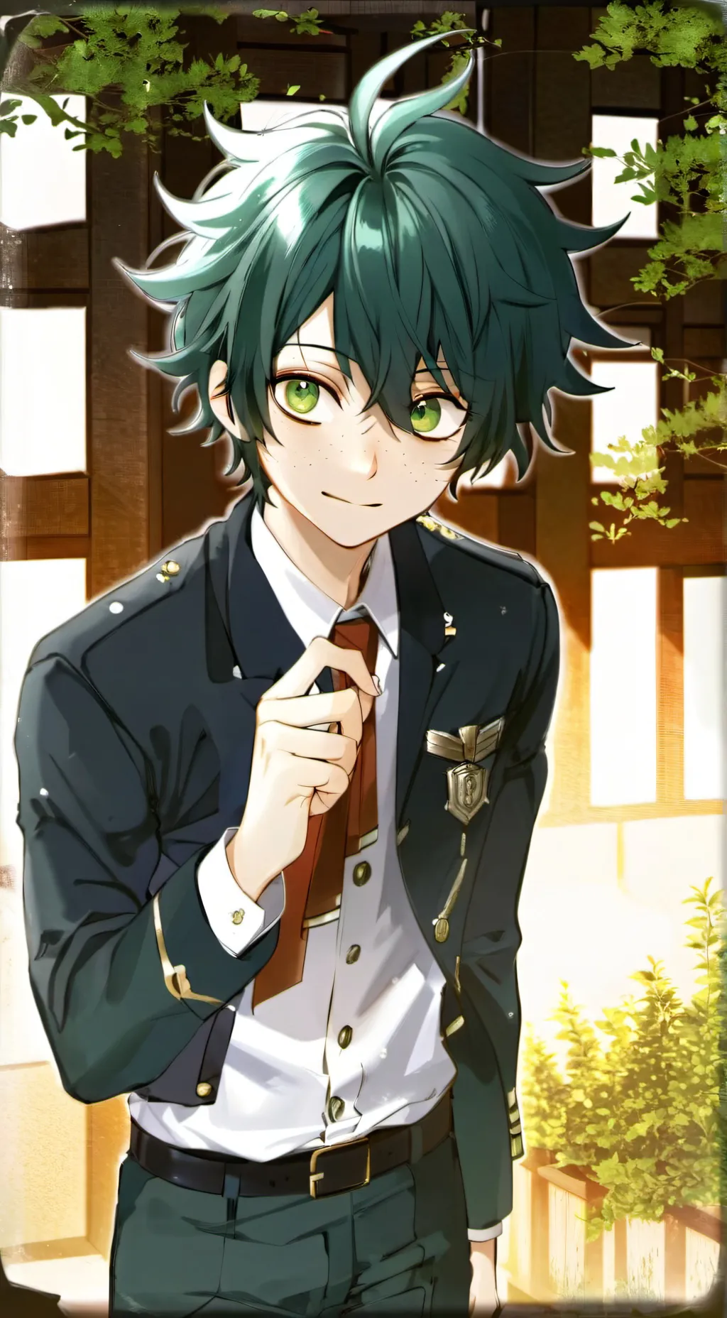 ai character: DEKU!!! background