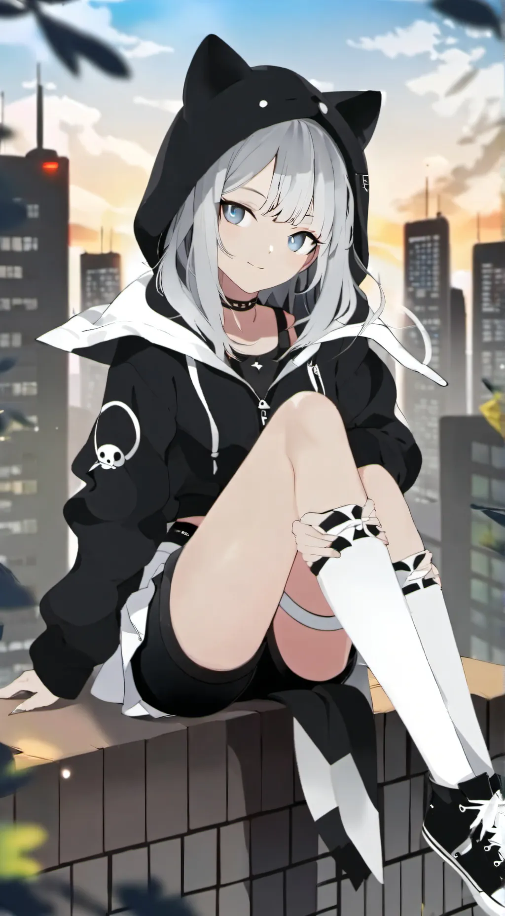 ai character: Mha Vigilante  background