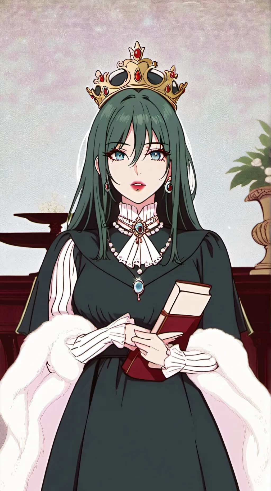 ai character: 💚Aurelia🌸 background