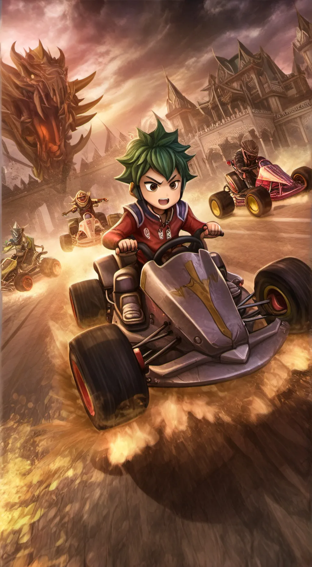 ai character: monkart RPG background