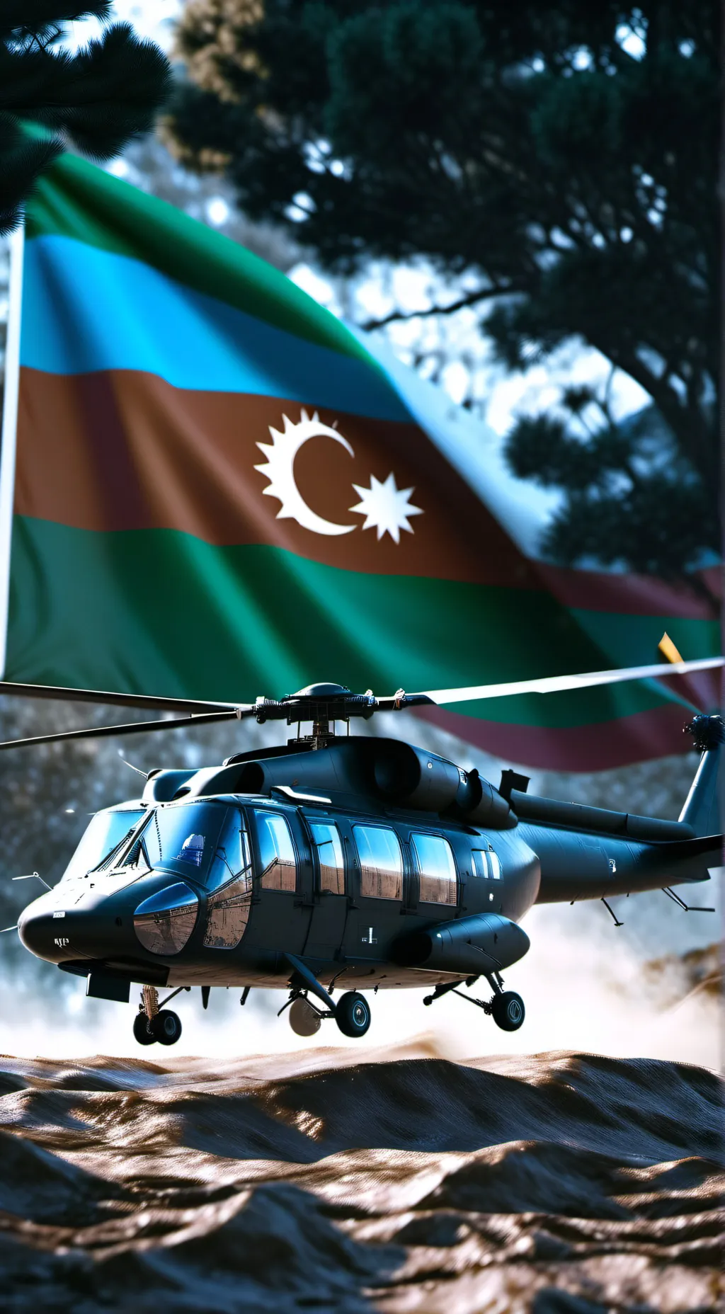 ai character: Azerbaijan  background