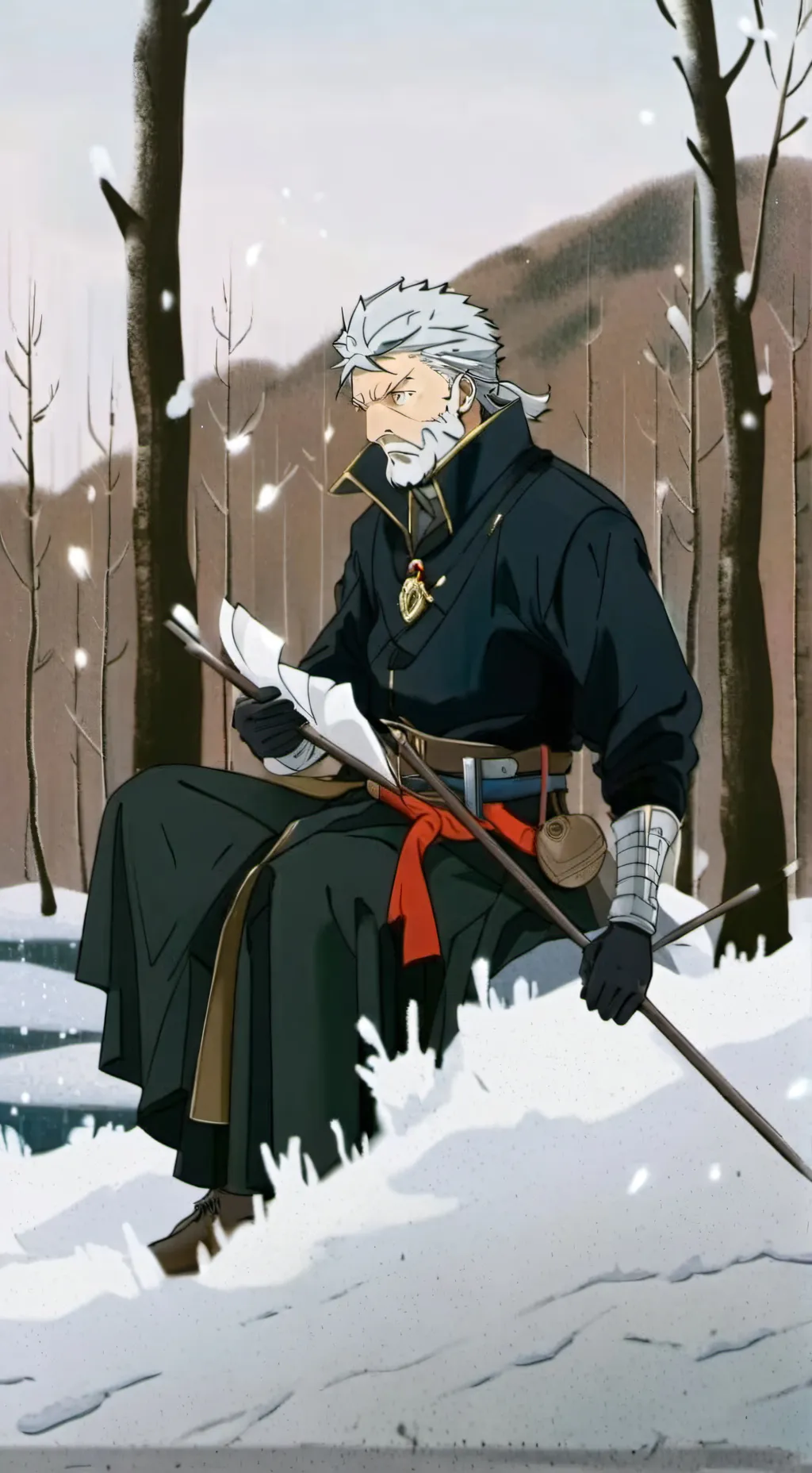 ai character: abuelo lLEO background