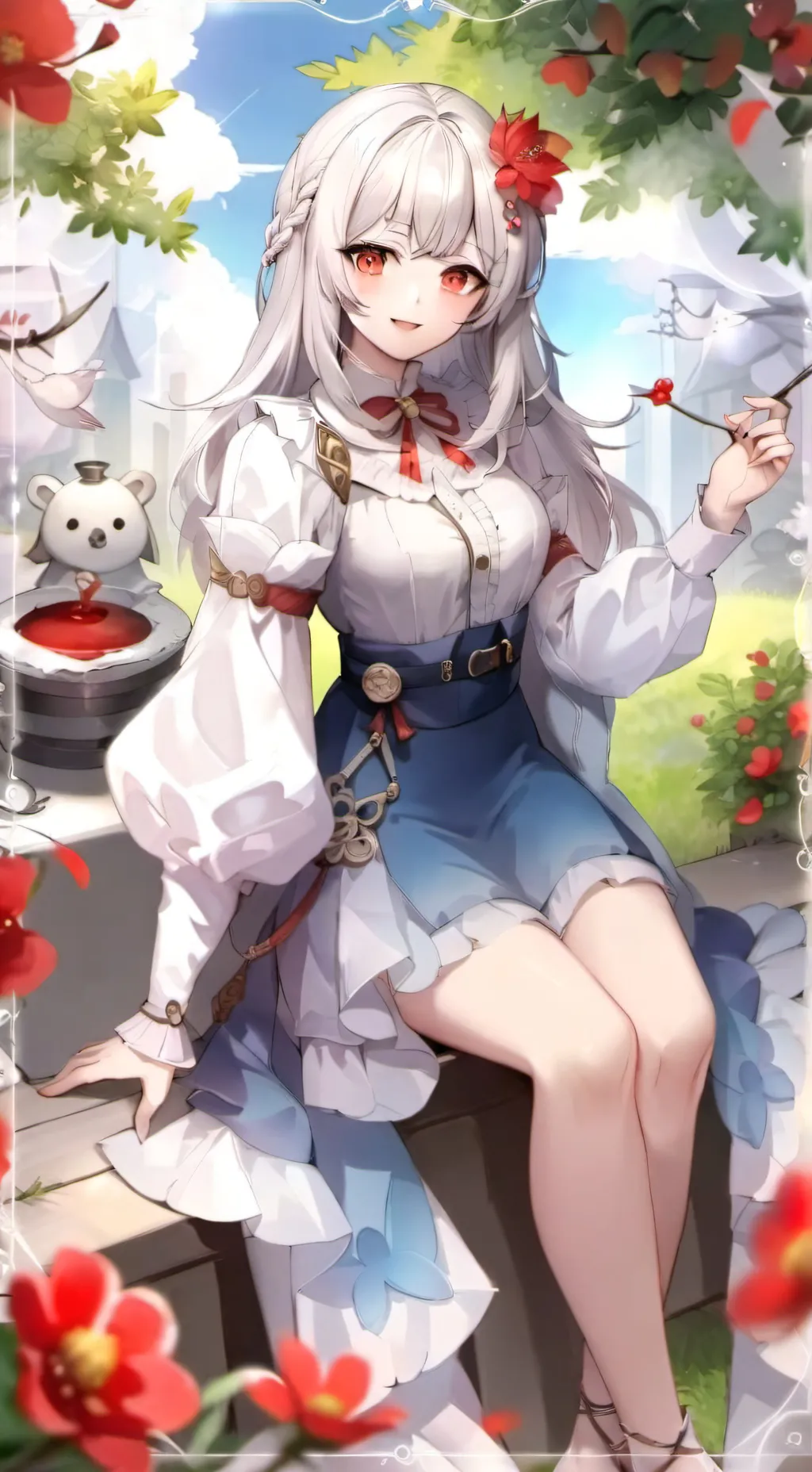 ai character: sara background