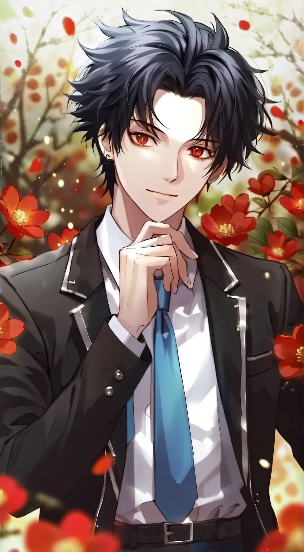 ai character: illumi  background