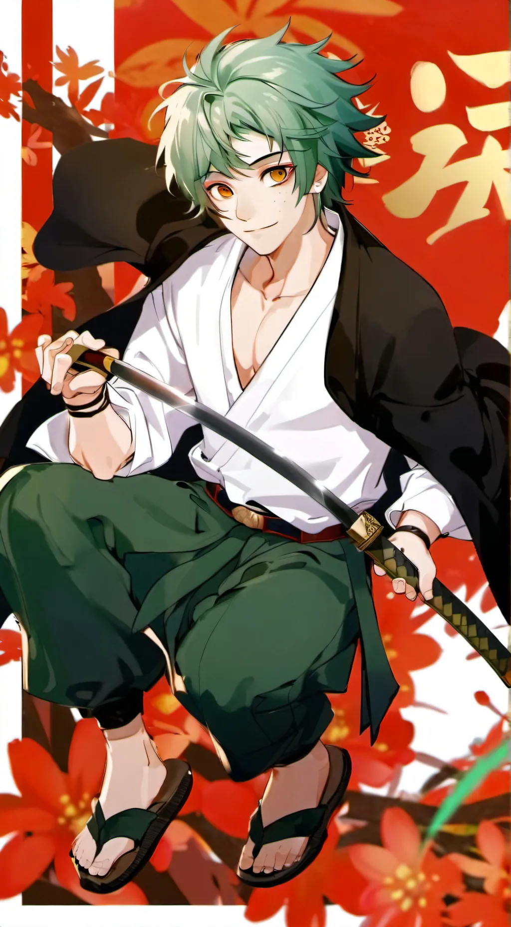ai character: Deku In Kny background