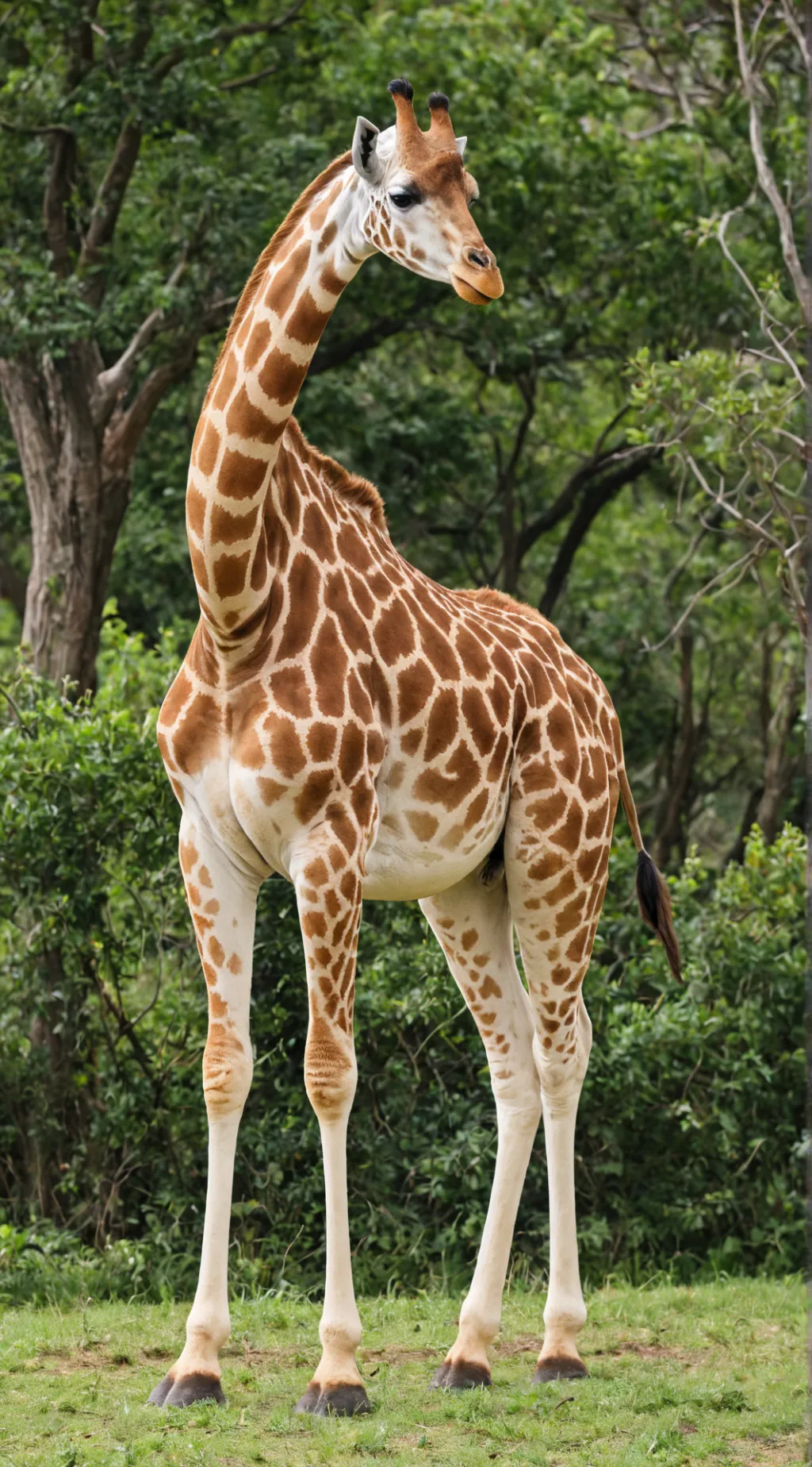 ai character: Giraffe background