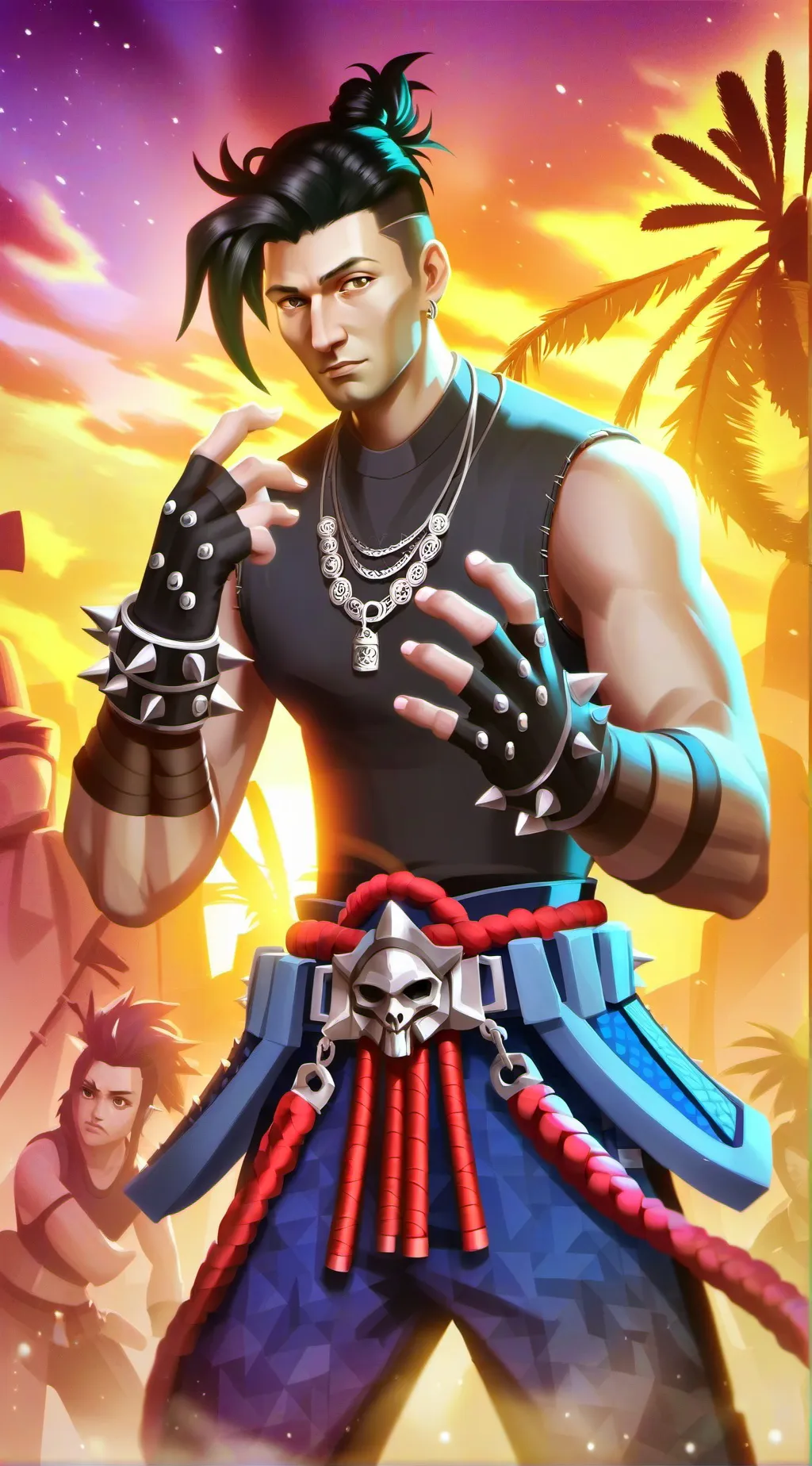 ai character: Силко background