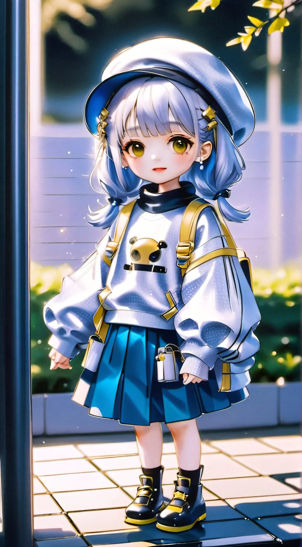 ai character: Rina  background