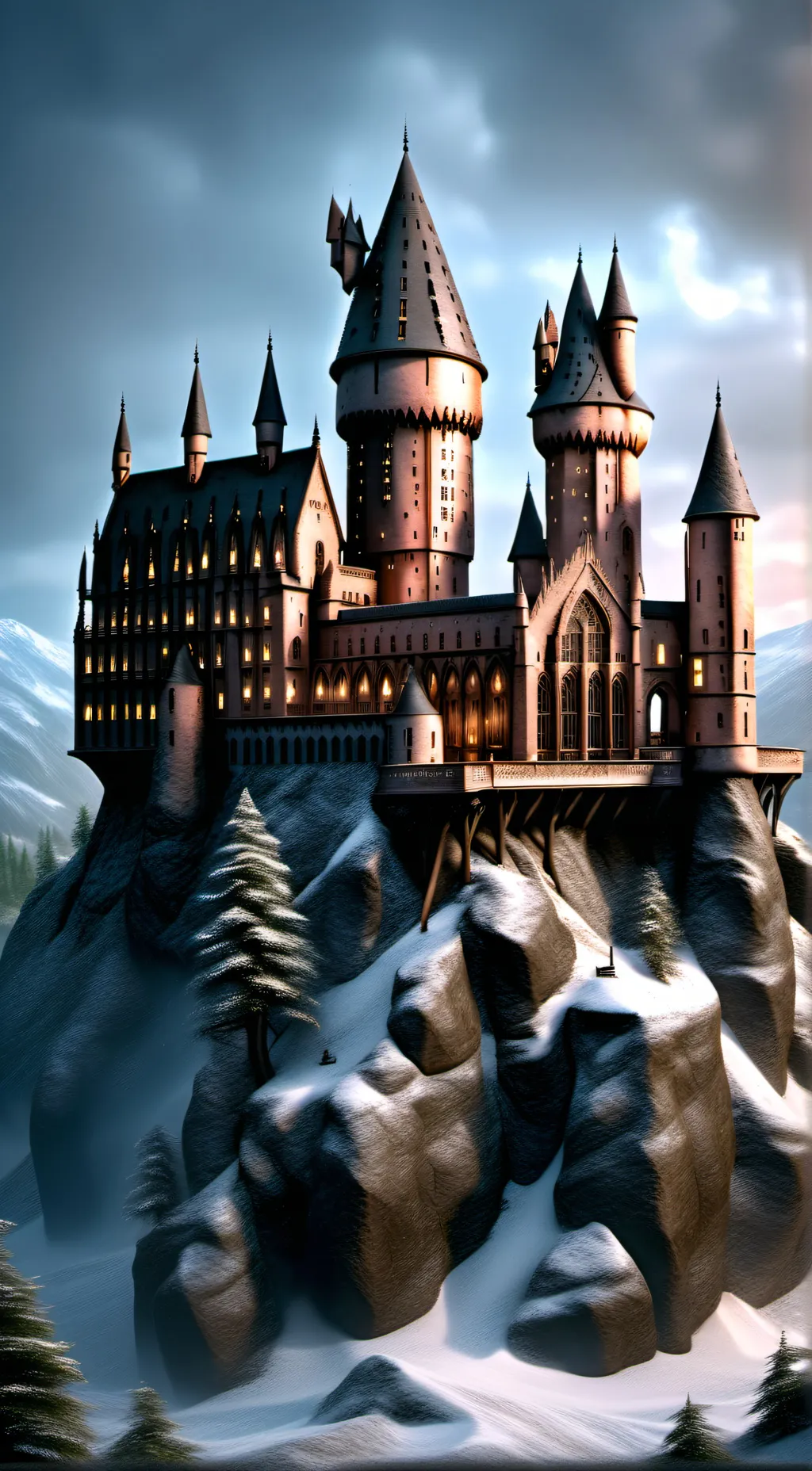 ai character: hogwarts Xx background