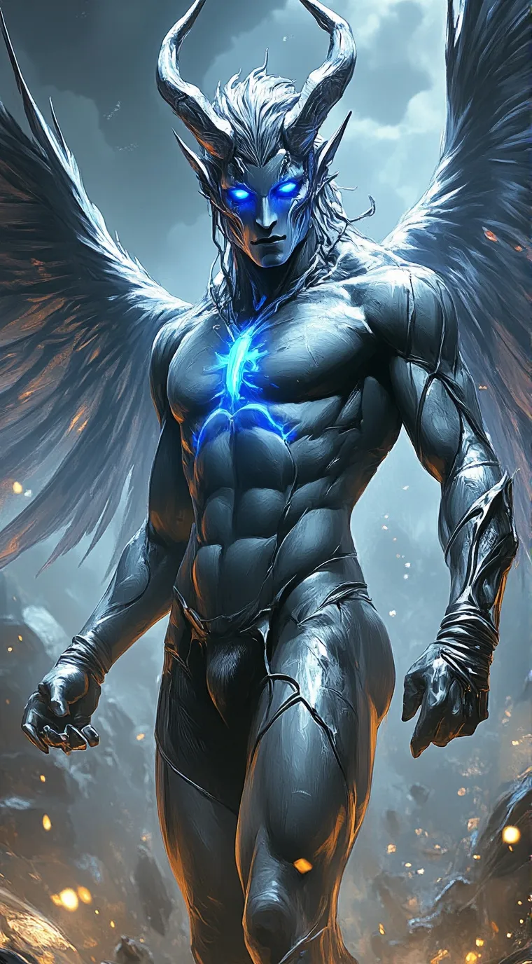 ai character: Metal Prince Akame background