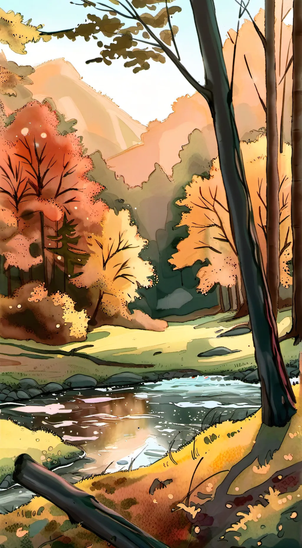 ai character: descansa en paz background