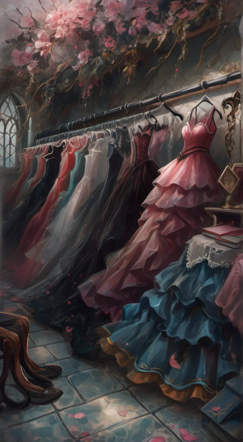 ai character: Clarie x dti💞💞 background