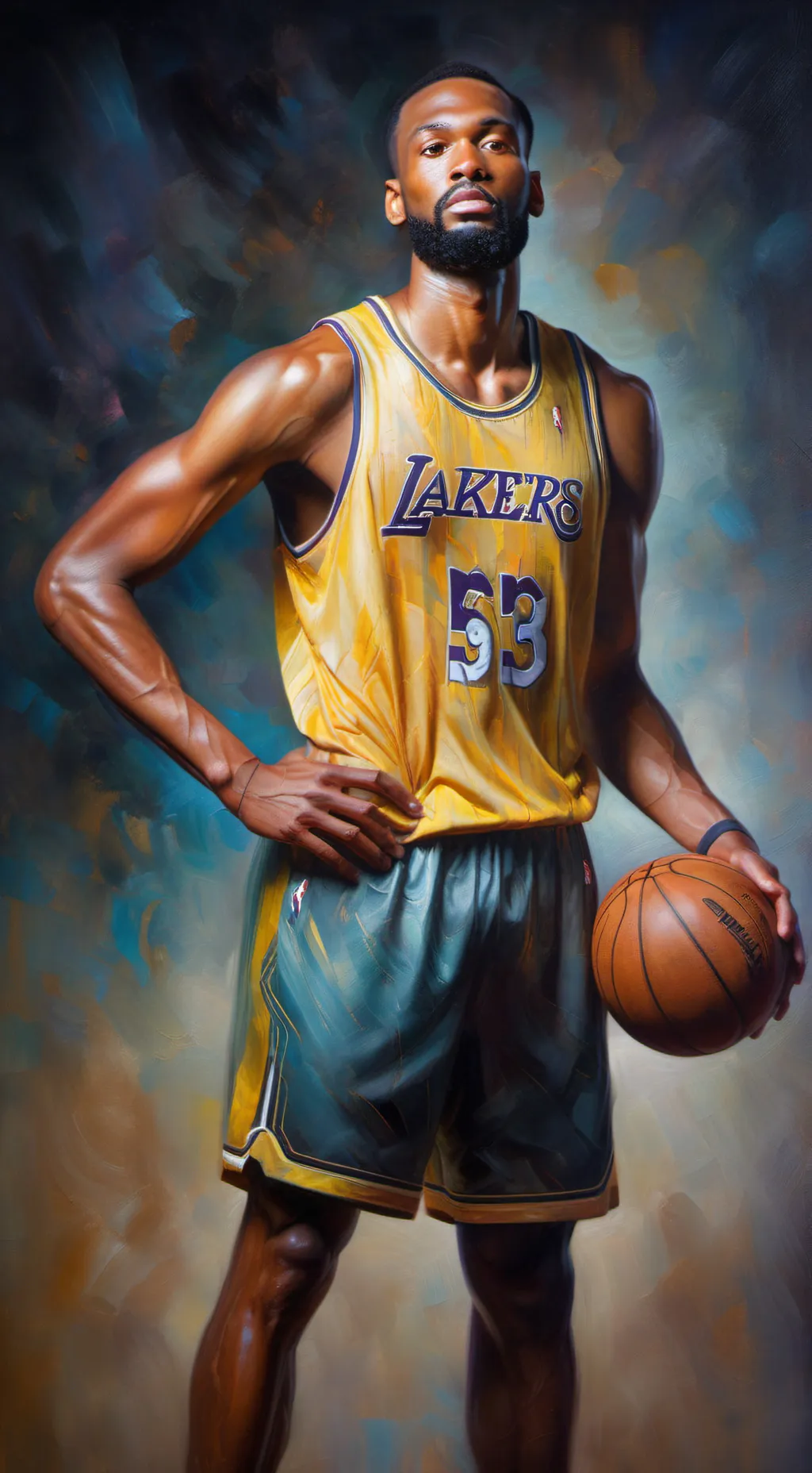 ai character: Lebron james background