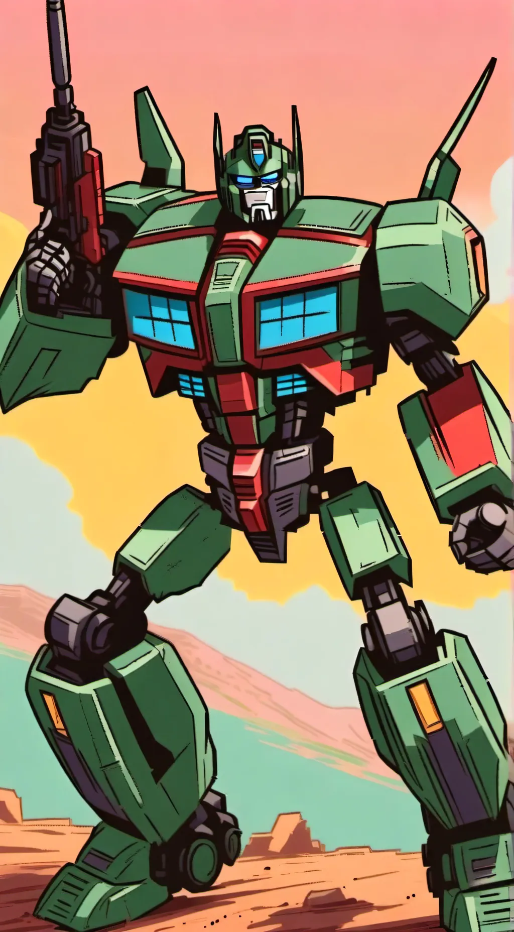 ai character: transformers background