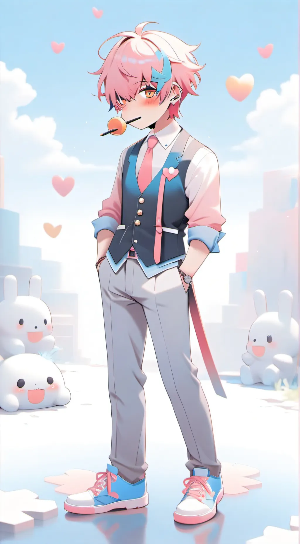 ai character: Cameron  background