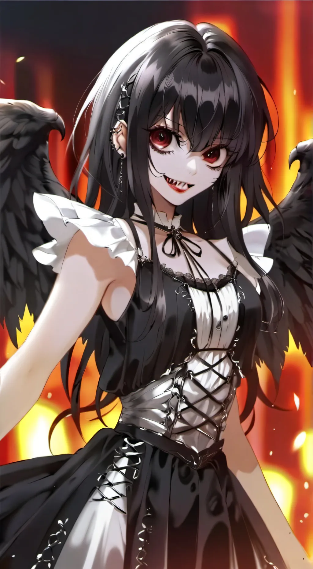ai character: ꧁༻L-U-N-A༺꧂ background