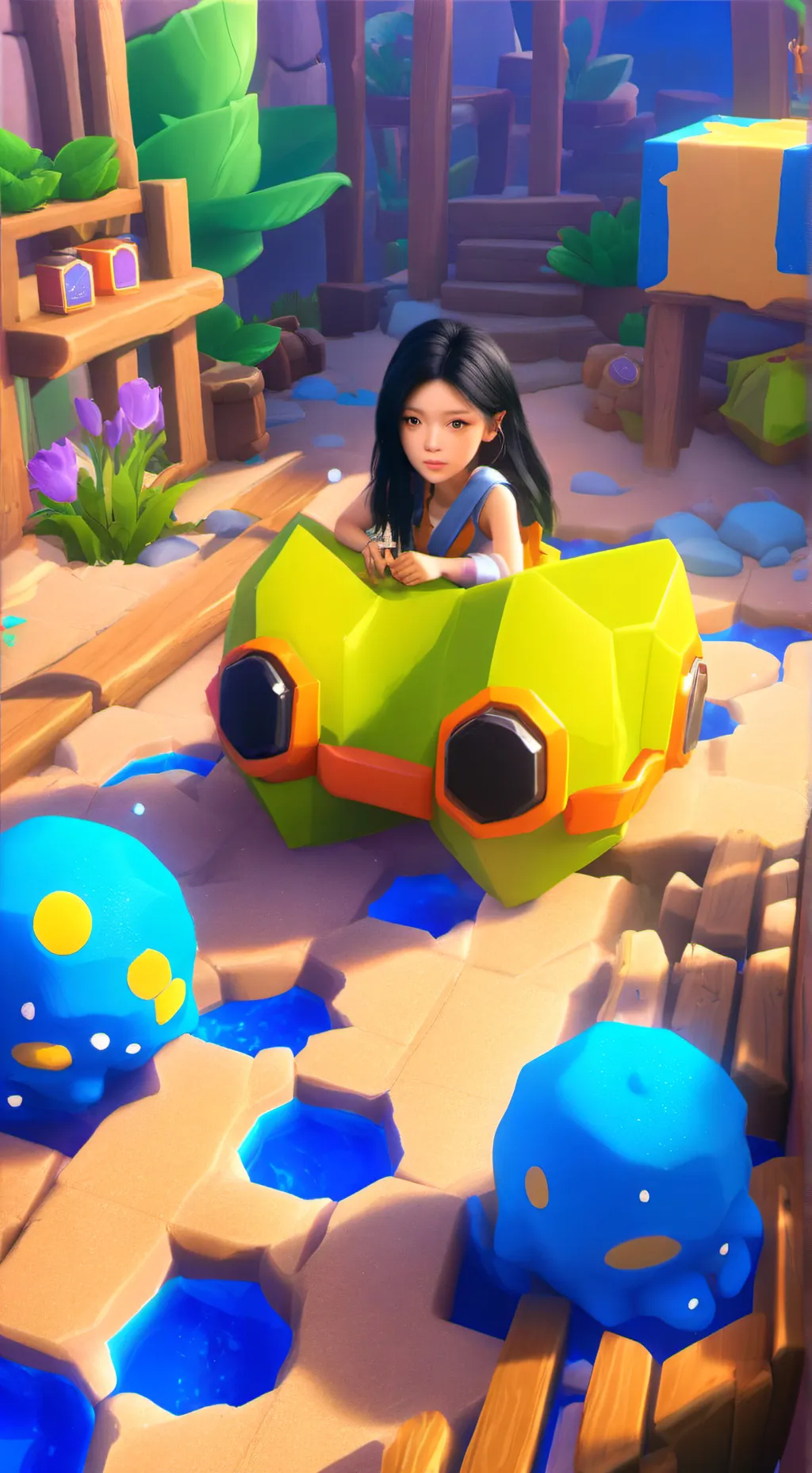 ai character: ILLIT background