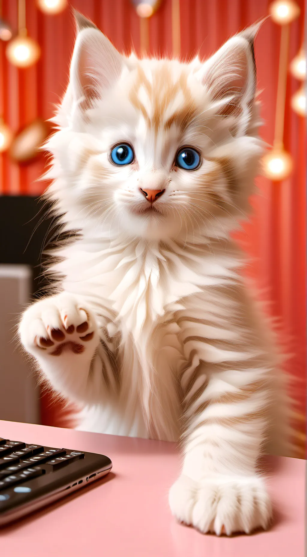 ai character: Blankety background
