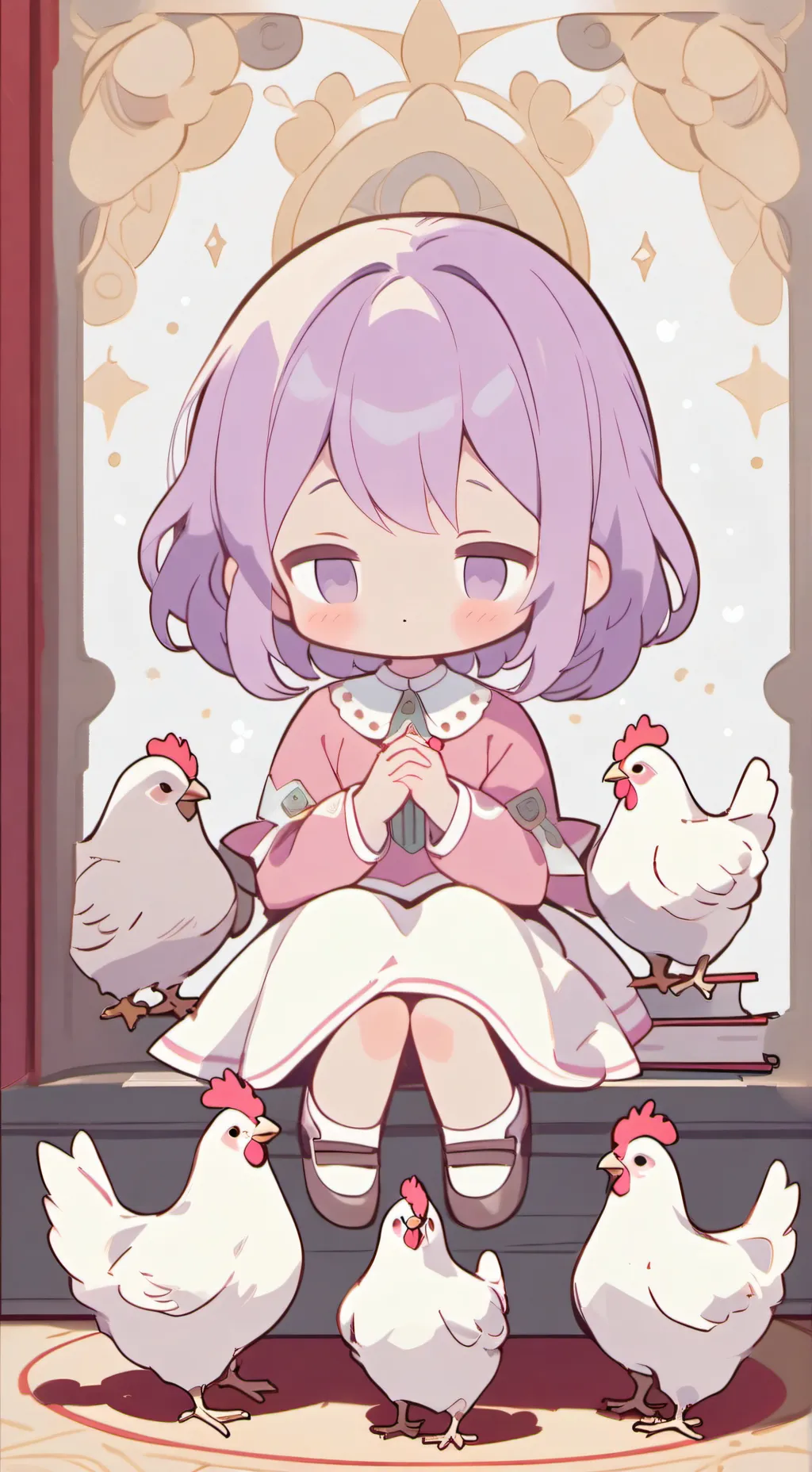 ai character: курка background