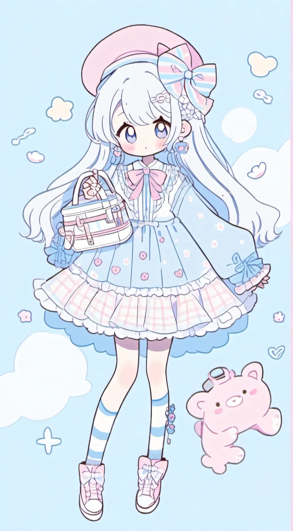 ai character: Nube background