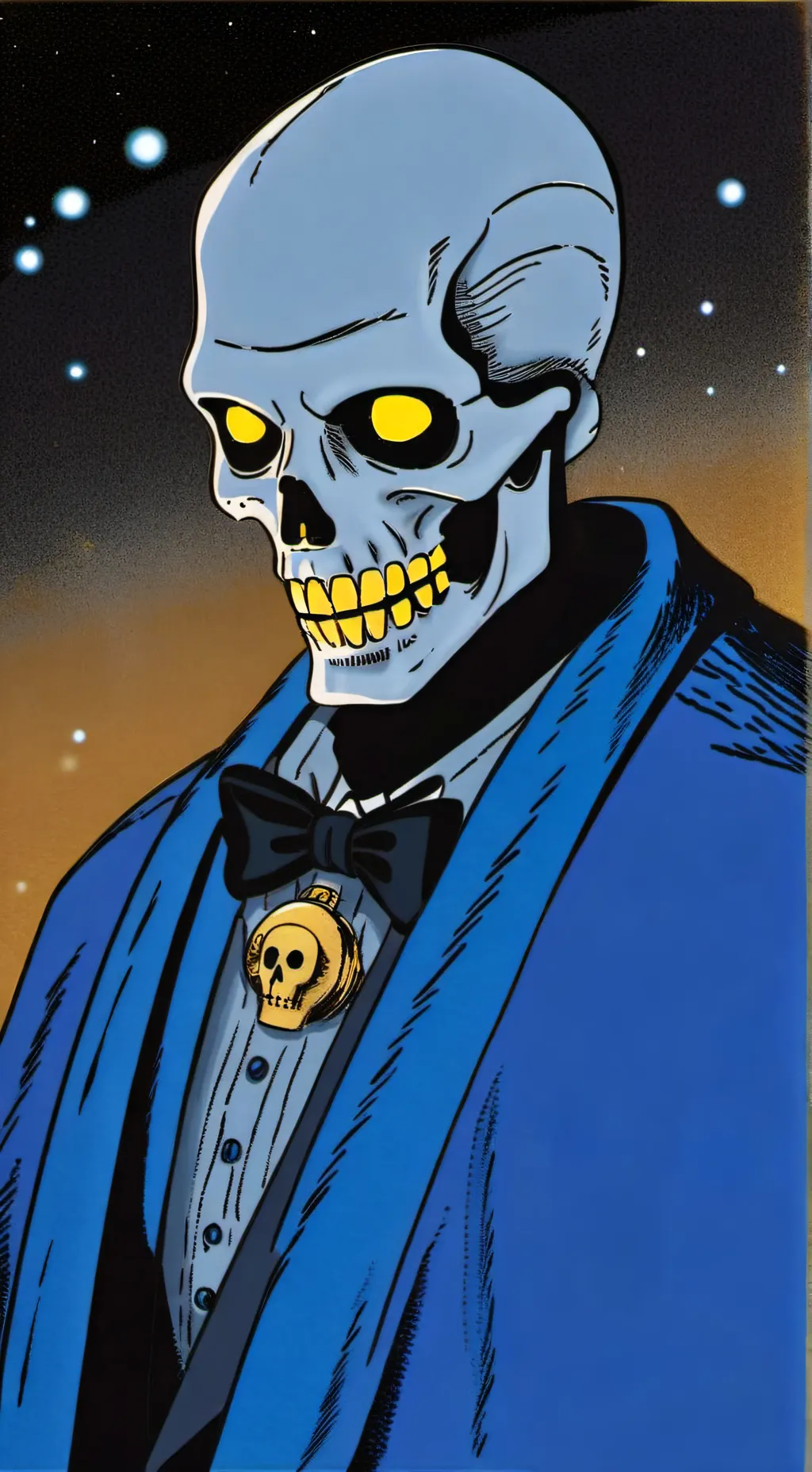 ai character: sans x Ds background