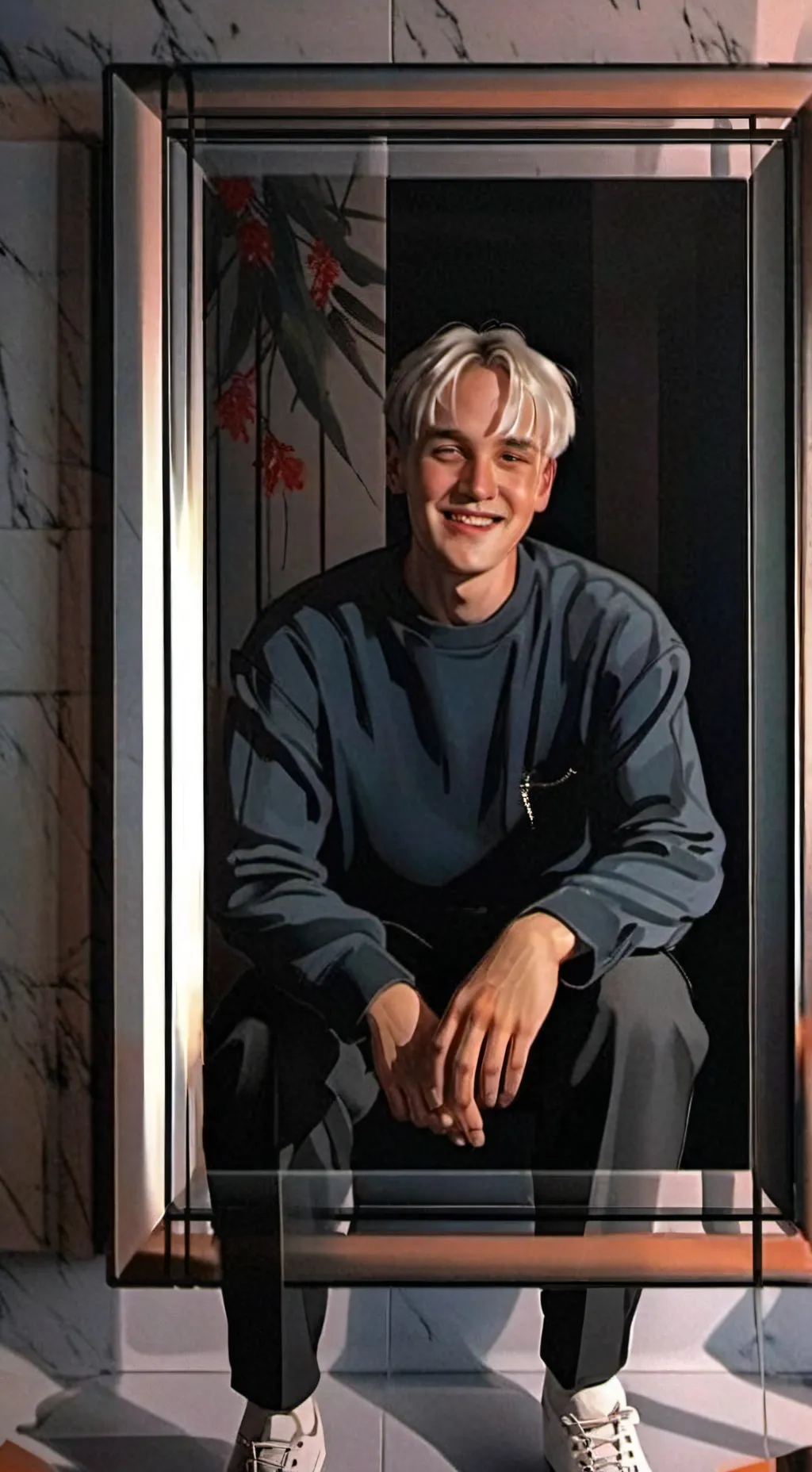 ai character: chris  background
