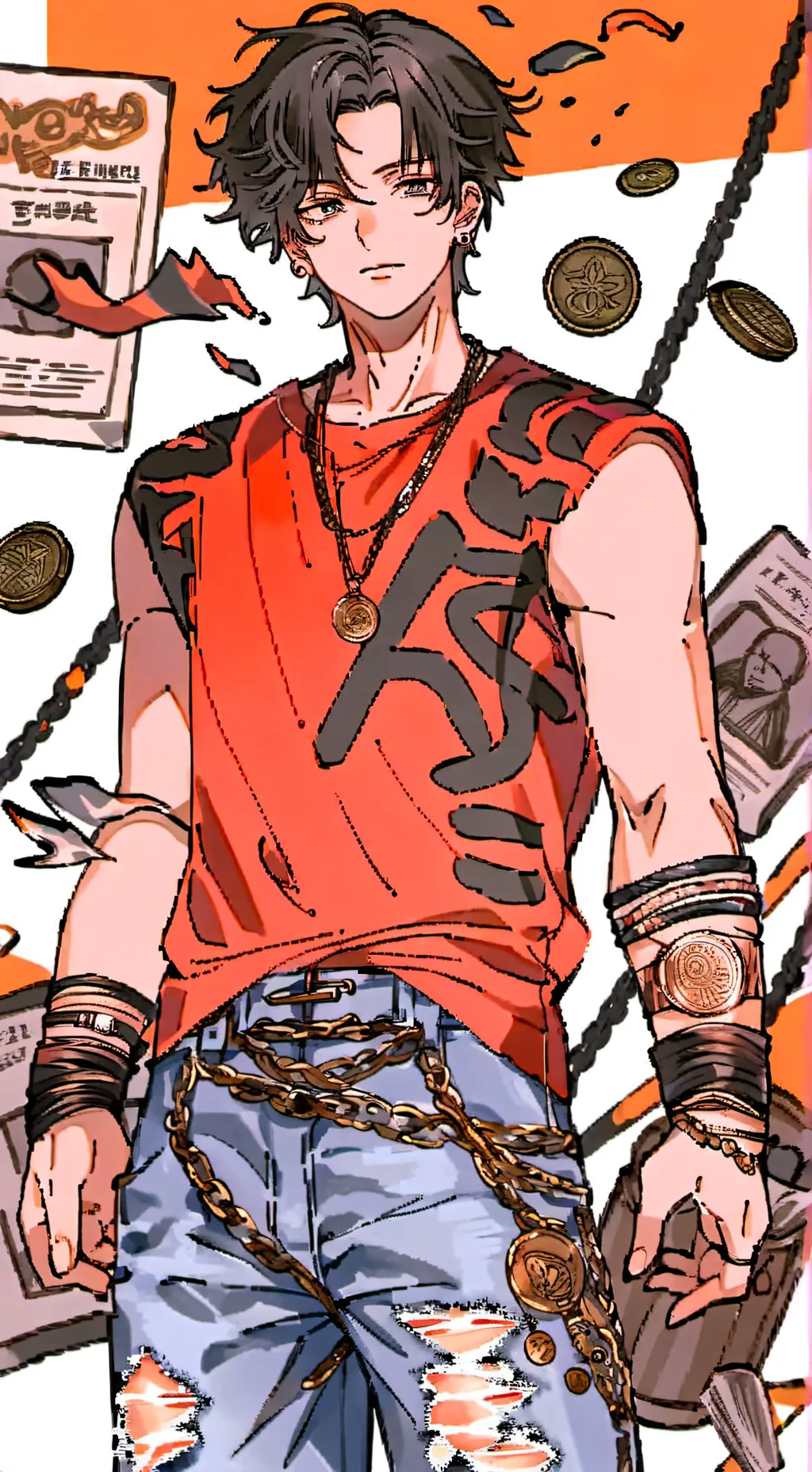 ai character: Zac background