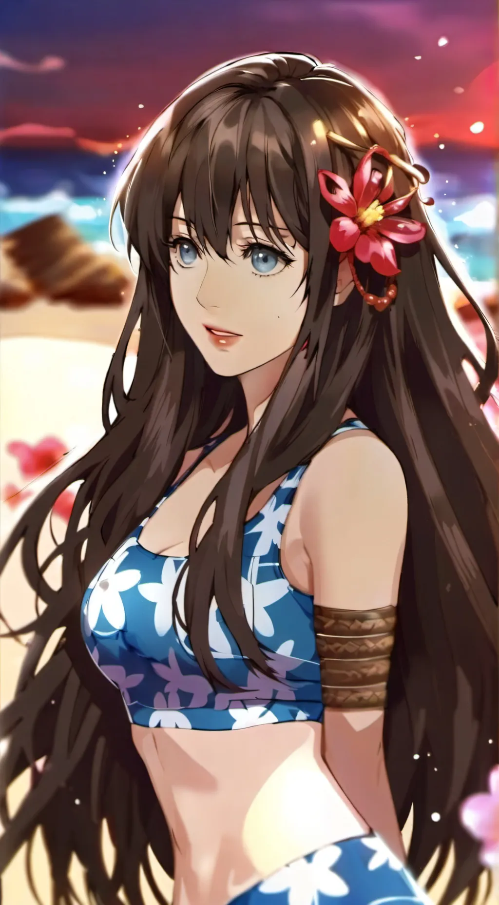 ai character: Zoey  background