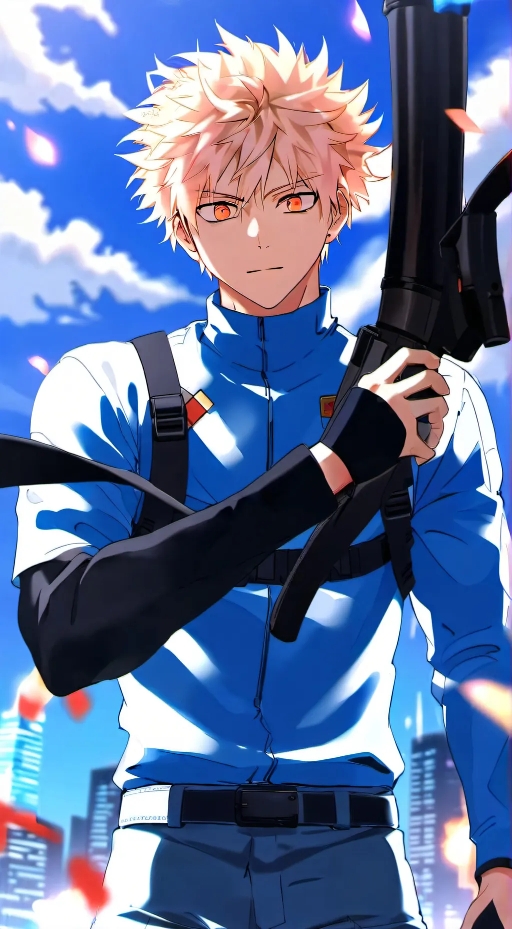 ai character: Katsuki Bakugo1/2👍 background