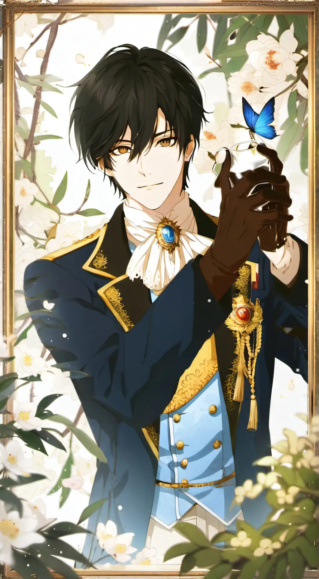 ai character: John petit chiot background