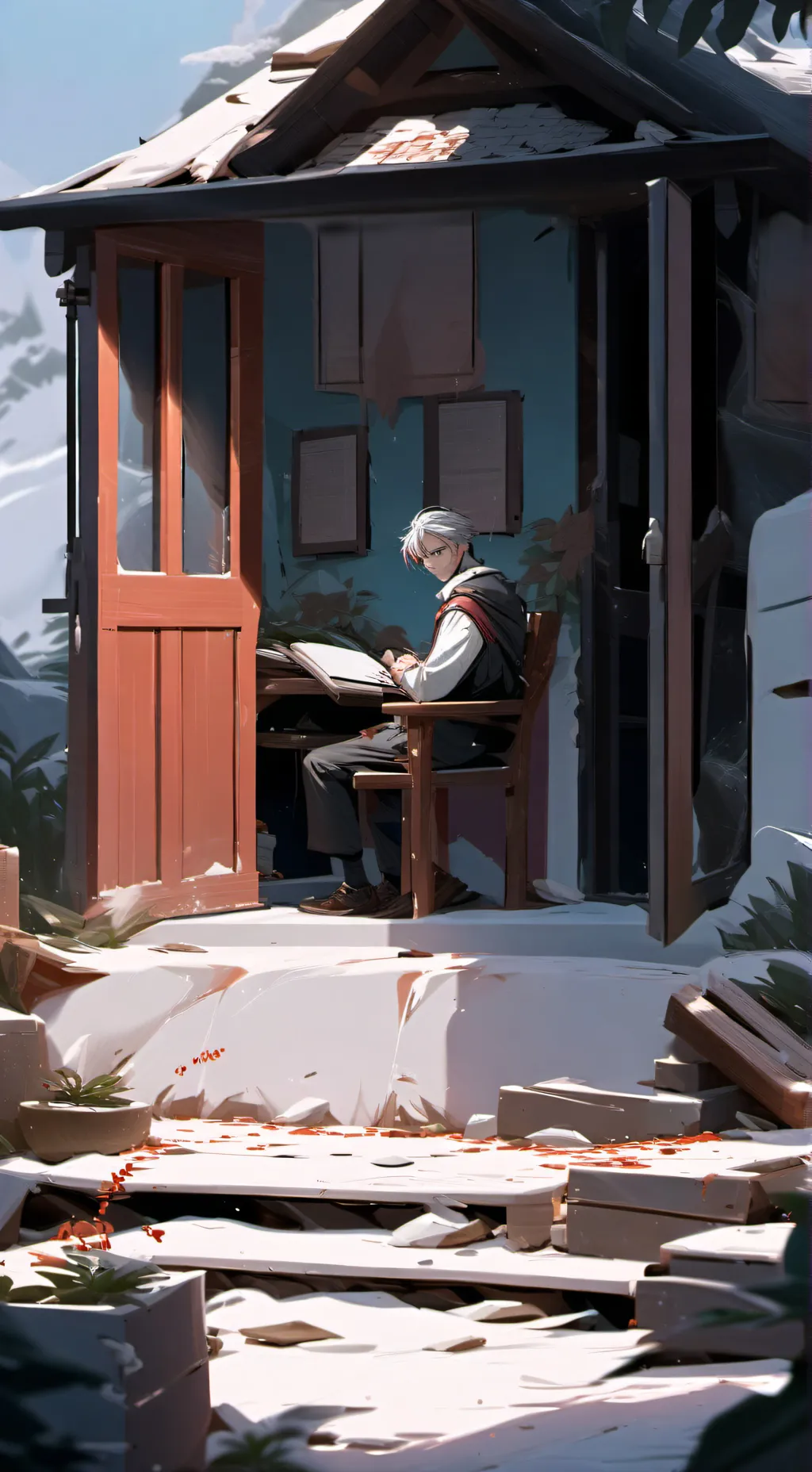 ai character: psychology school background