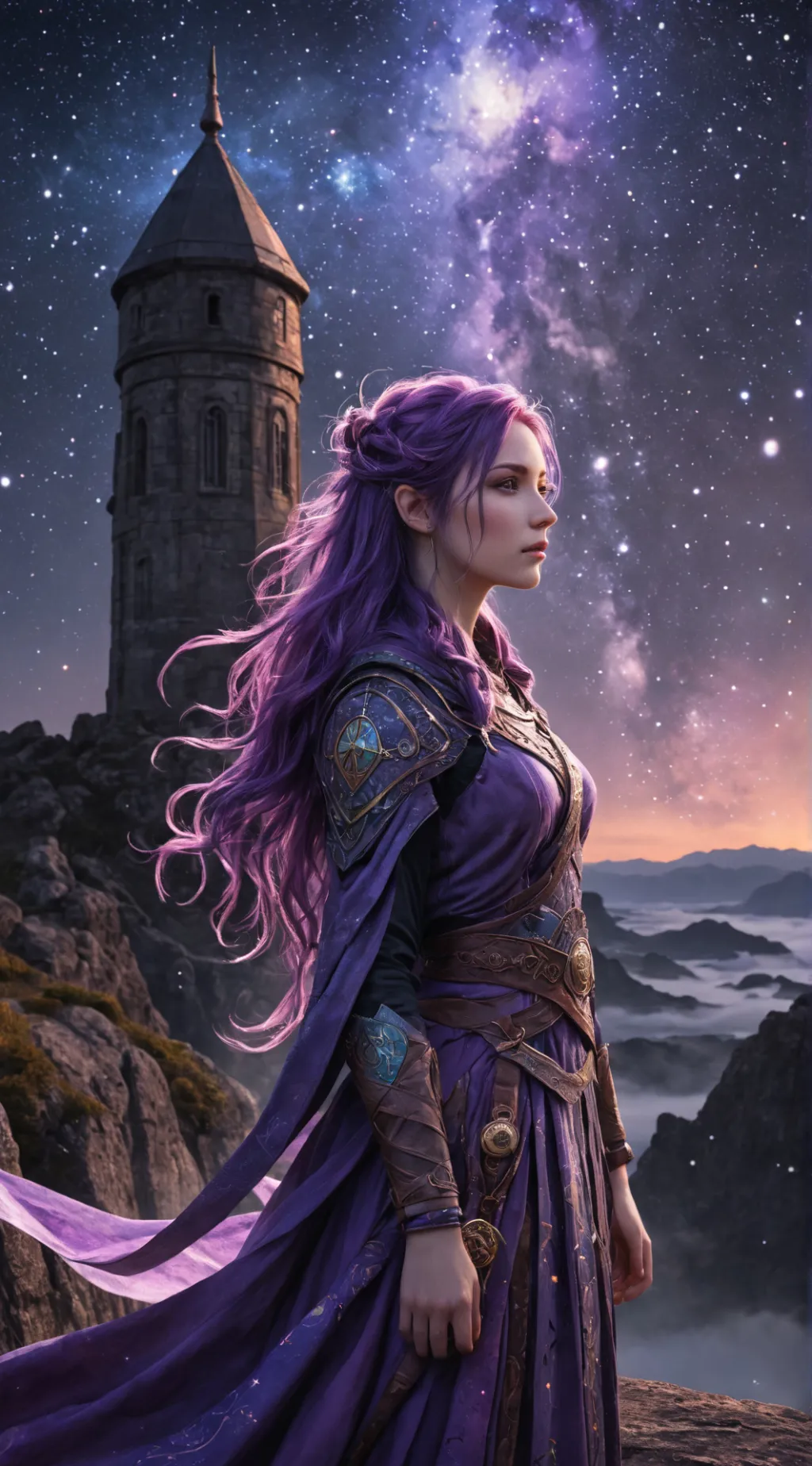 ai character: Luna background