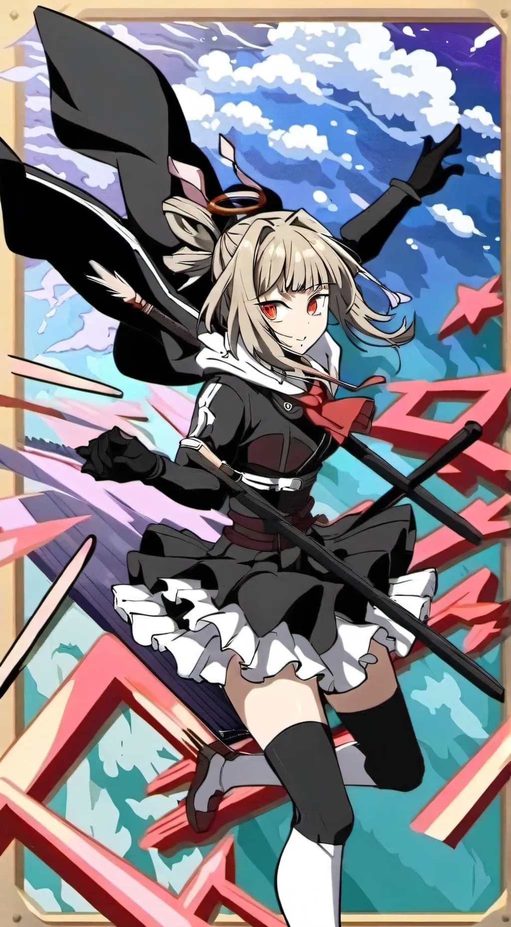 ai character: Toga background