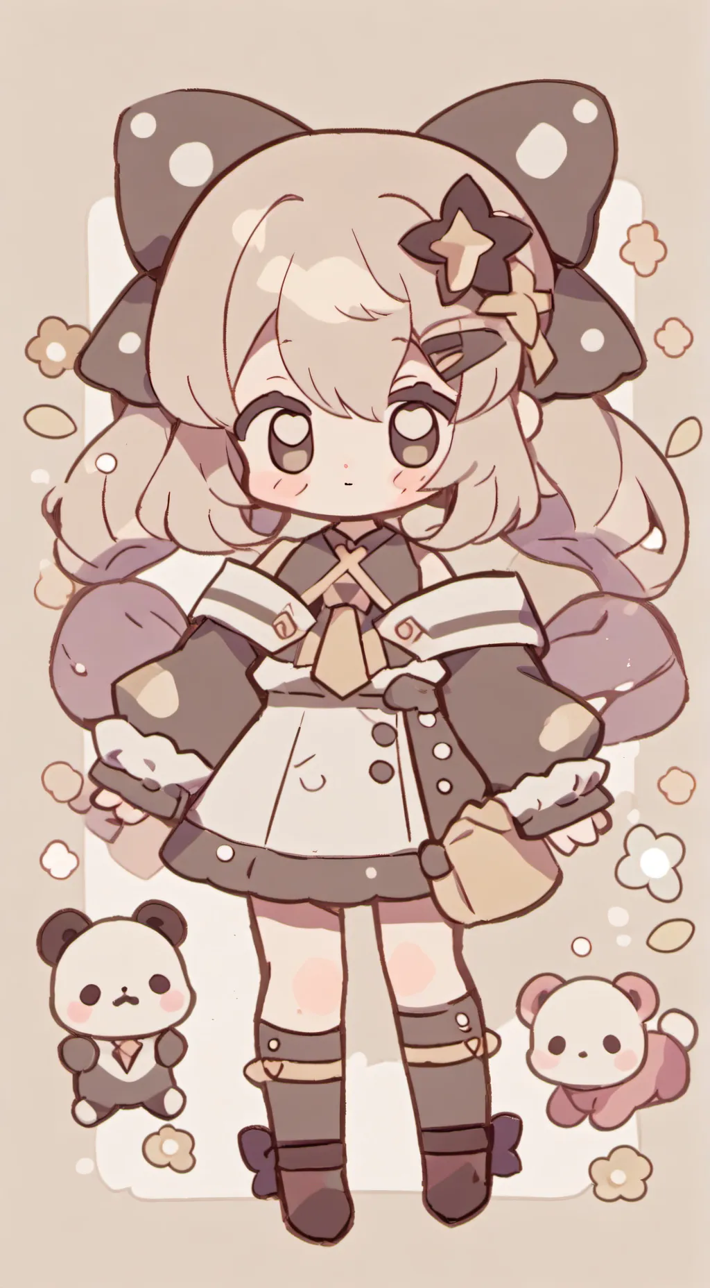 ai character: tu hija María 😒🙄 background