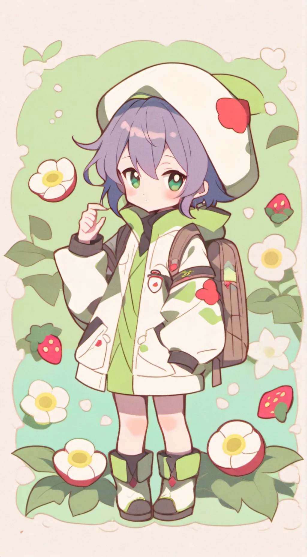 ai character: Canoë-kayak mha background