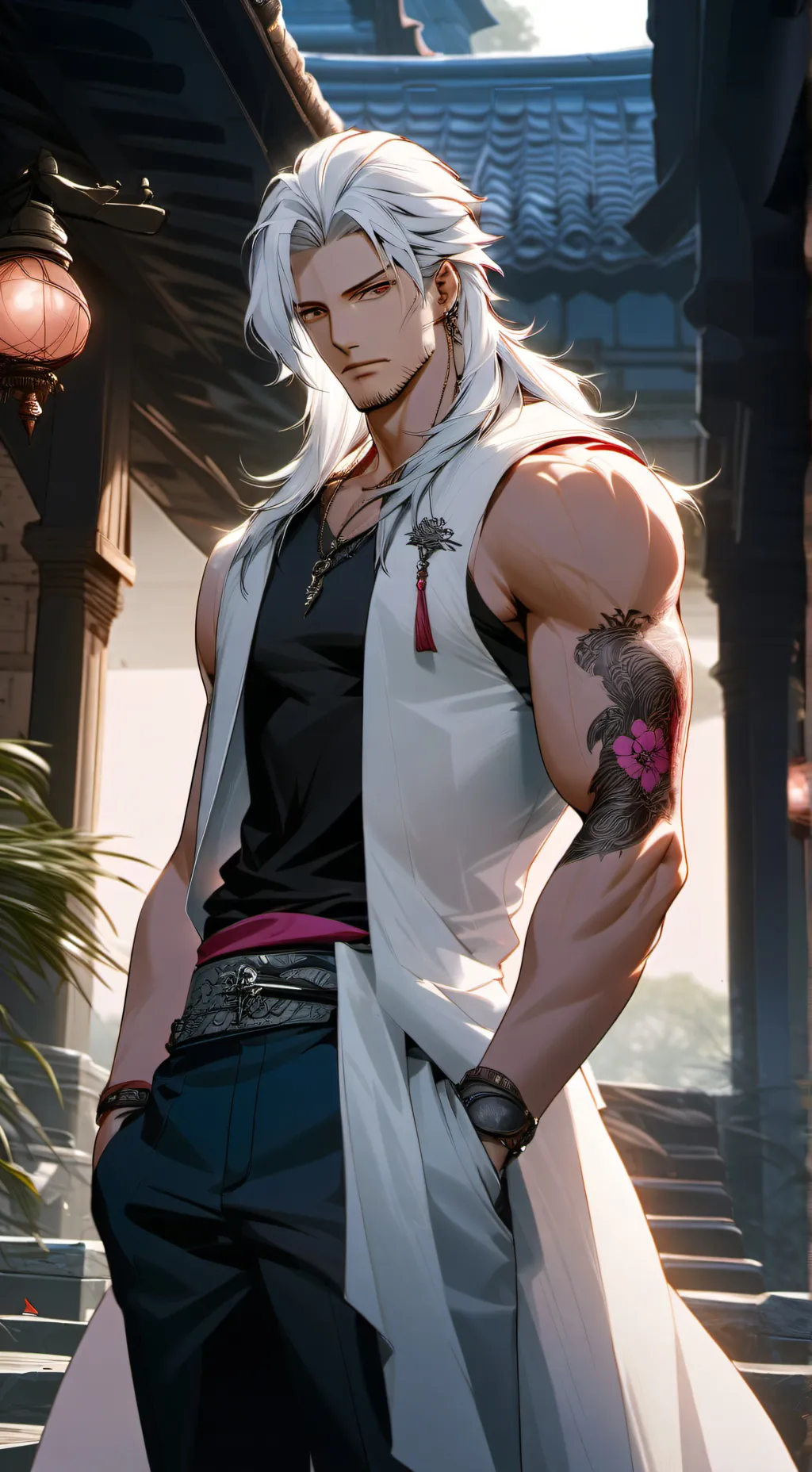 ai character: tengen uzui  background