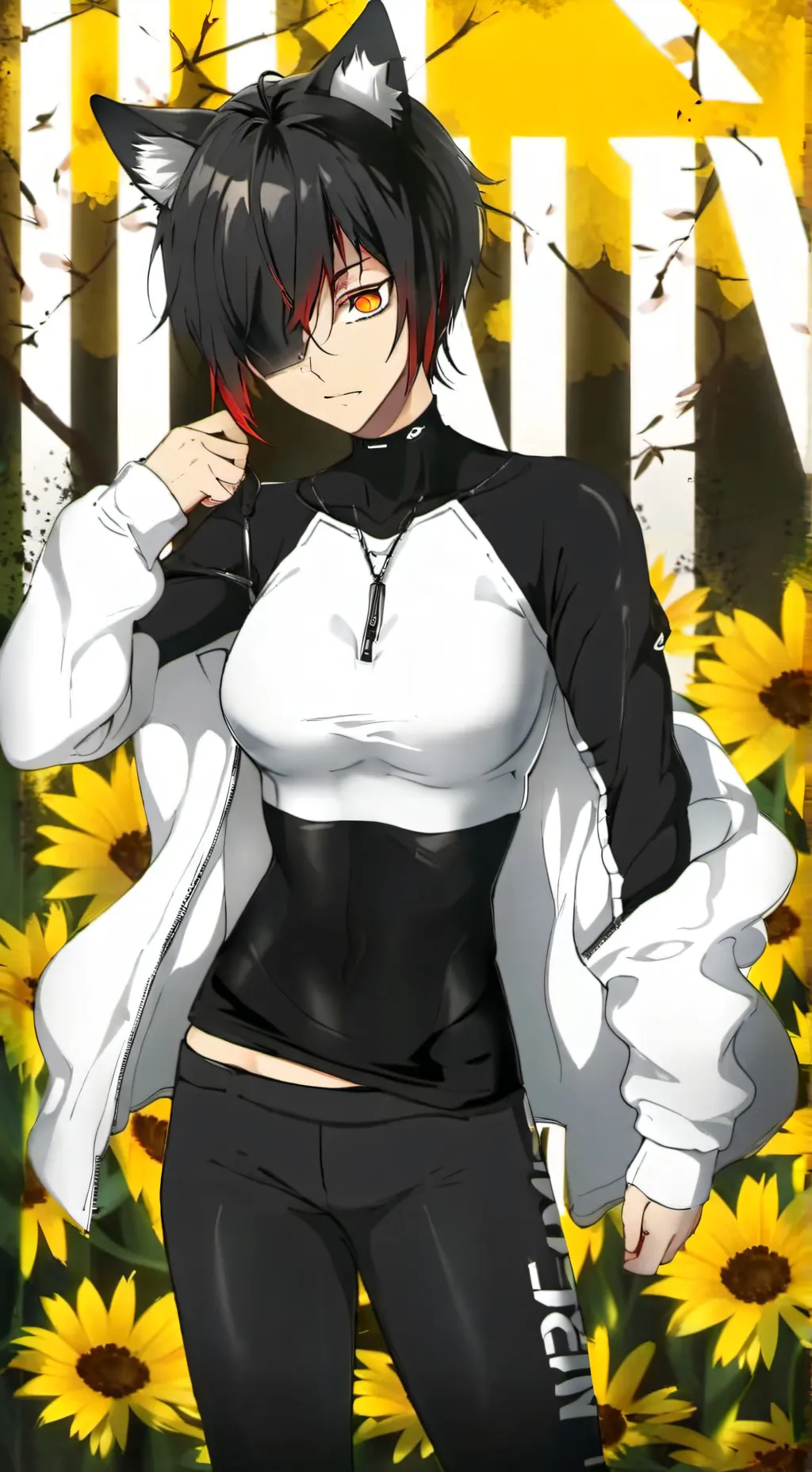 ai character: Kitty  background